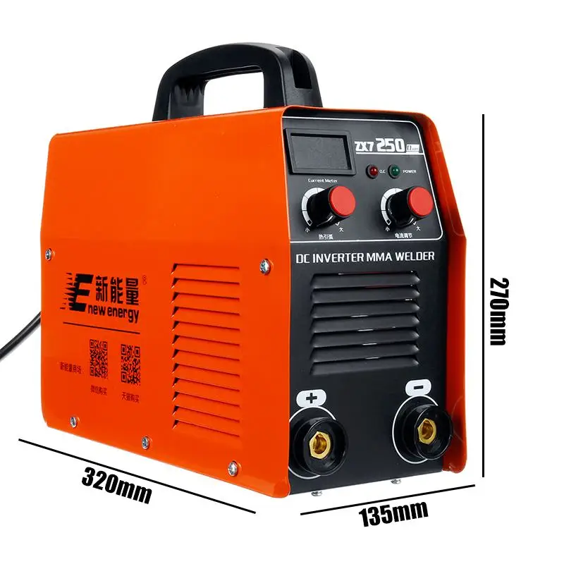 Эффективный 6000W цифровой дисплей постоянного тока инверторный Сварочный аппарат 220V IGBT MMA сварочный аппарат 30A-250Amp для домашнего начинающих