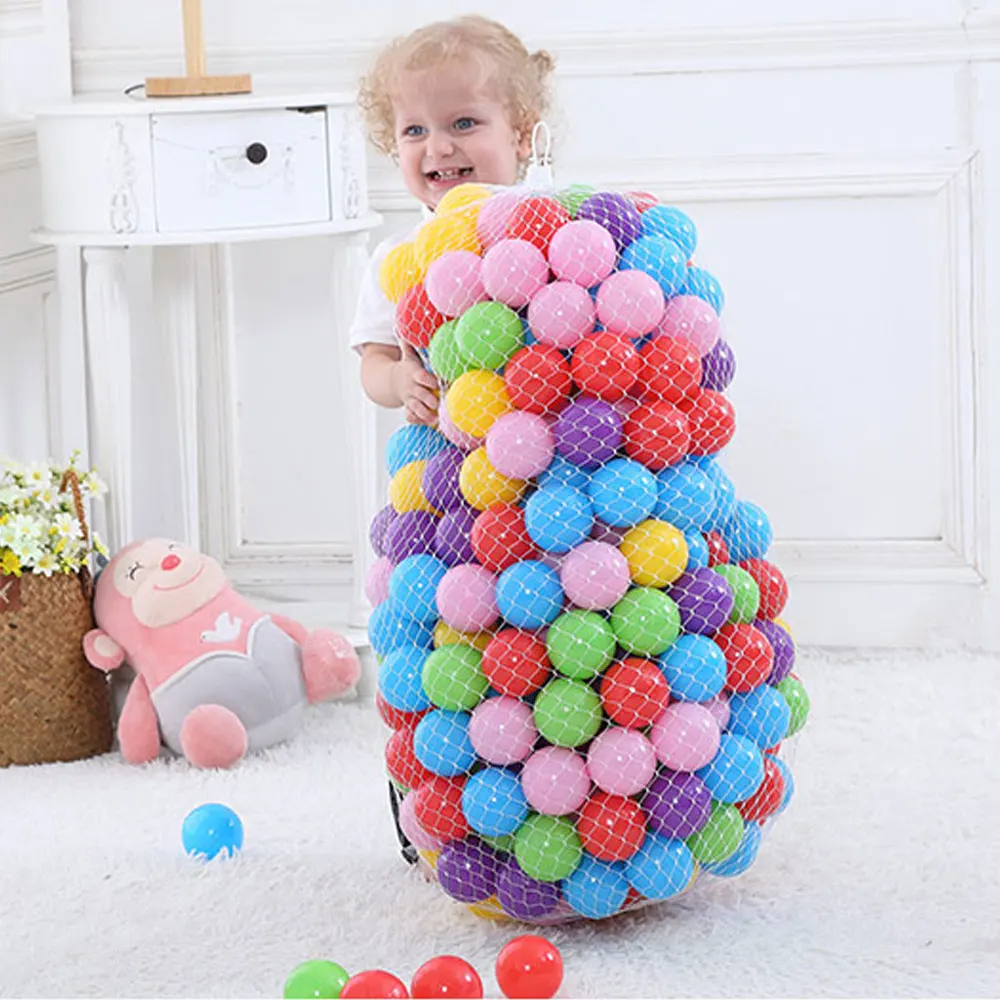 

400Pcs/Lot Plastic Balls Balls For Dry Pool Funny Kid Swim Pit Toy Dry Pool Wave Game Eco-Friendly Colorful Soft Ocean Sphere