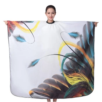 

Modern Hairdressing Cape Soft Texture Material Hair Apron Vertical Fabric Hair Cutting Salon Gown Waterproof Cloth Cover