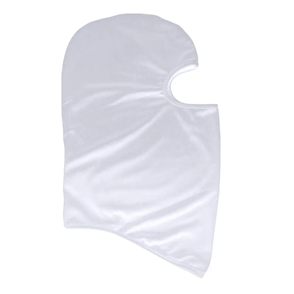 Mask Polyester Windproof Full Face Neck Guard Masks Ninja Headgear Hat Riding Hiking Outdoor Sports Cycling Masks - Цвет: Белый