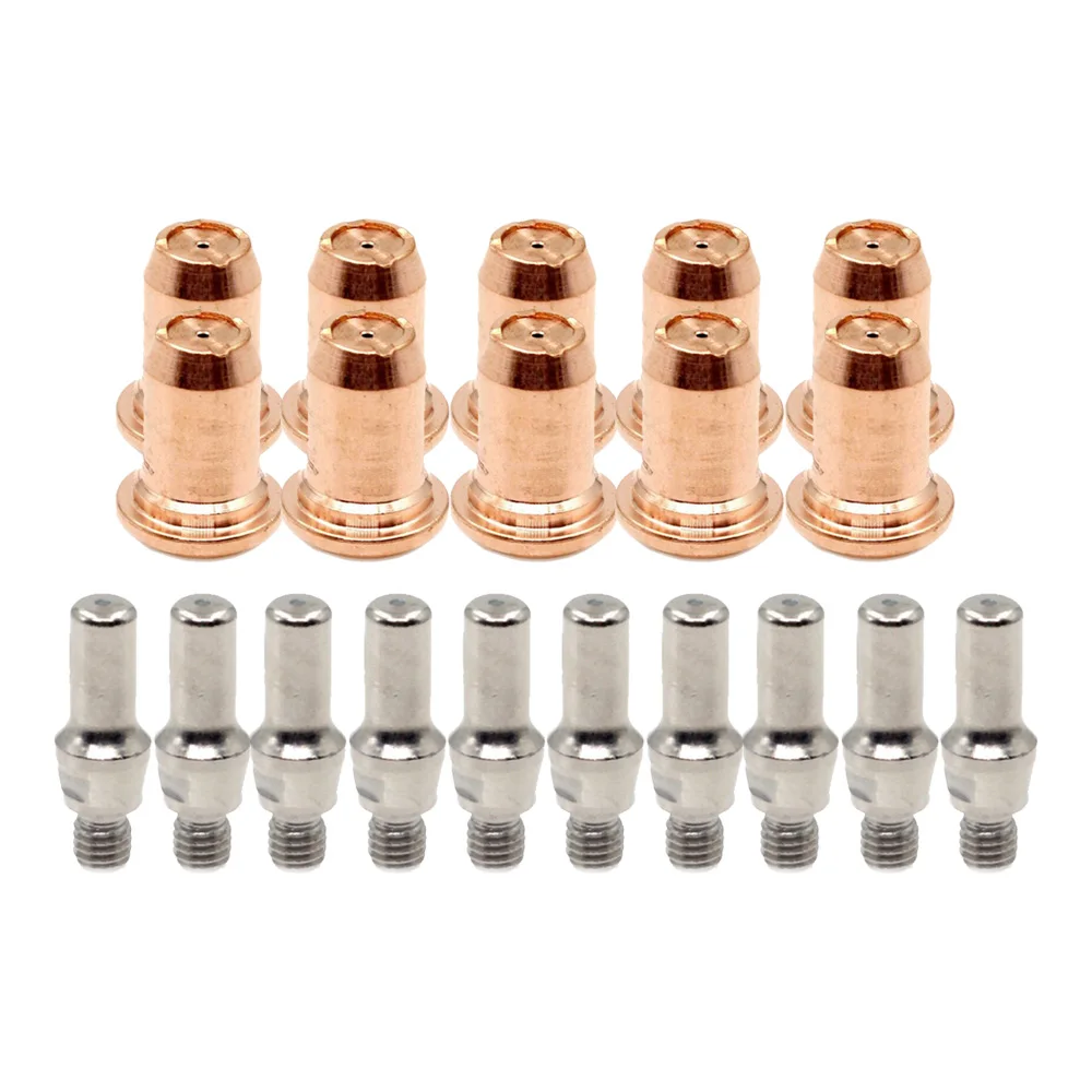 

20pcs Consumables For FORNEY Plasma Cutter 0.9mm 30A-40A Electrodes Tips Nozzle