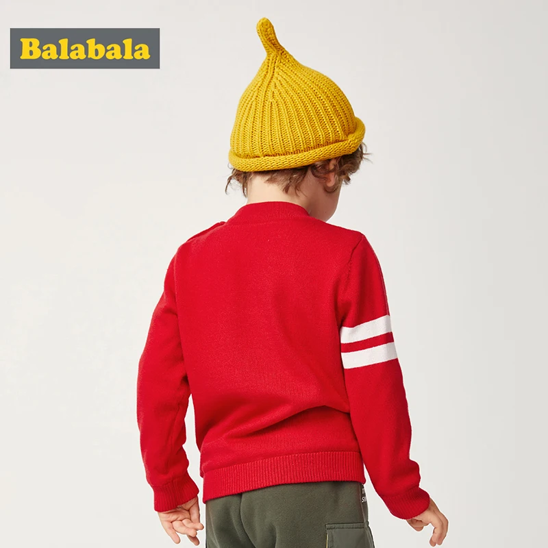 Balabala свитер для девочек Новинка; сезон осень-зима; Детский свитер; детская рубашка, хлопчатобумажные футболки