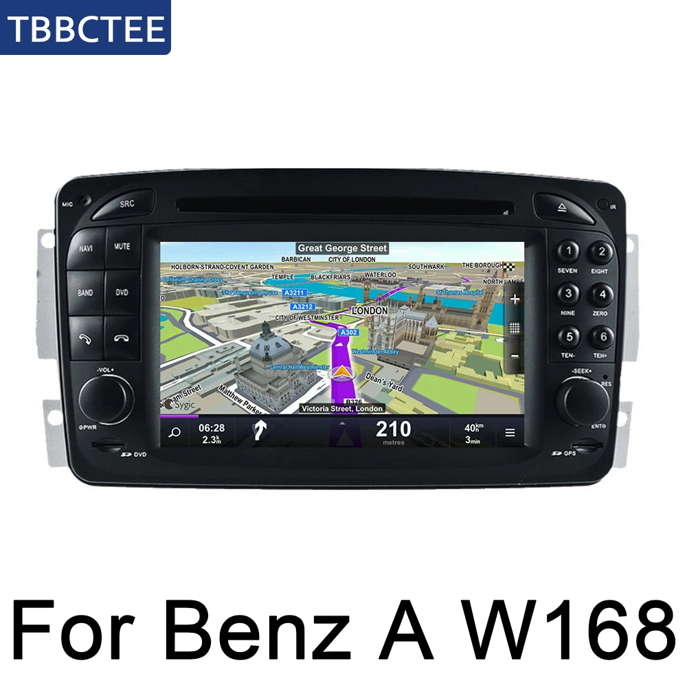 Для Mercedes Benz A Class W168 1997~ 2004 NTG мультимедийный плеер HD ips DSP стерео Android автомобильный DVD GPS Navi карта радио