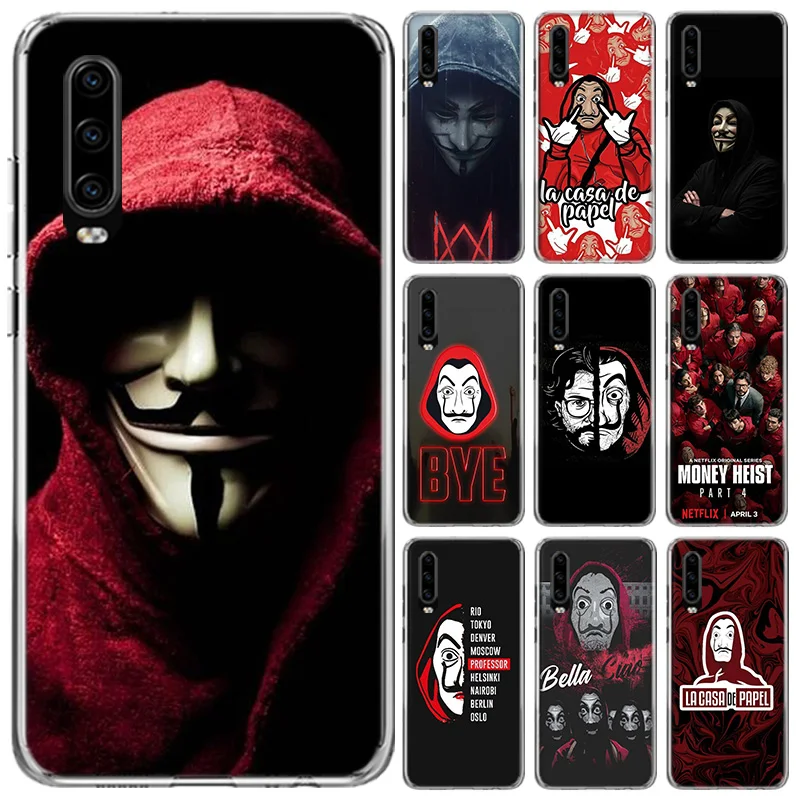 Spain TV Money Heist House Paper 1 Phone Case For Huawei P40 30 20 10 Lite Pro Mate P Smart 2019 2018 Z Plus | Мобильные телефоны и