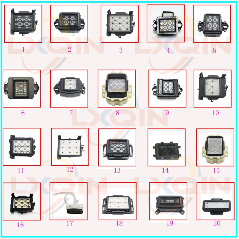 LXQIN 2 шт. различные крышки для Epson xp600/DX4/DX5/DX7/5113/4720/I3200 mimaki jv33/Ricoh GEN5 Печатная головка