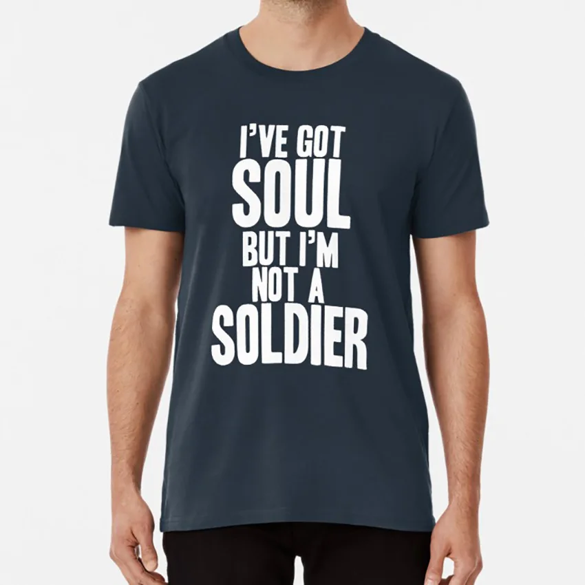 Футболка I 've got Soul 17seventeen ive soul но я не солдат все эти вещи done the killers | Мужская