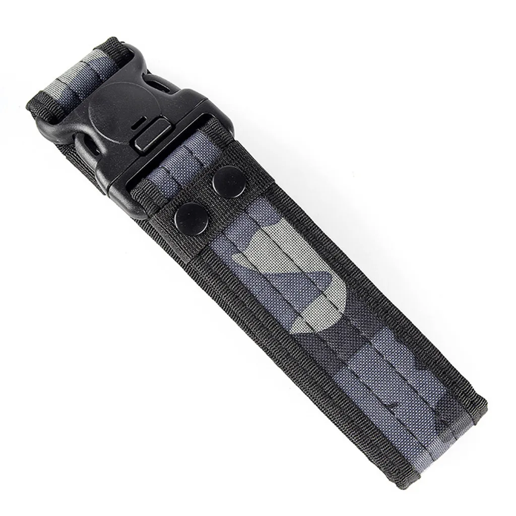 Jaycosin Tactical Heavy Duty US Soldier Mens Military Belt Casual Wild Multi-color Round Web Combat Army Training Safe Belt