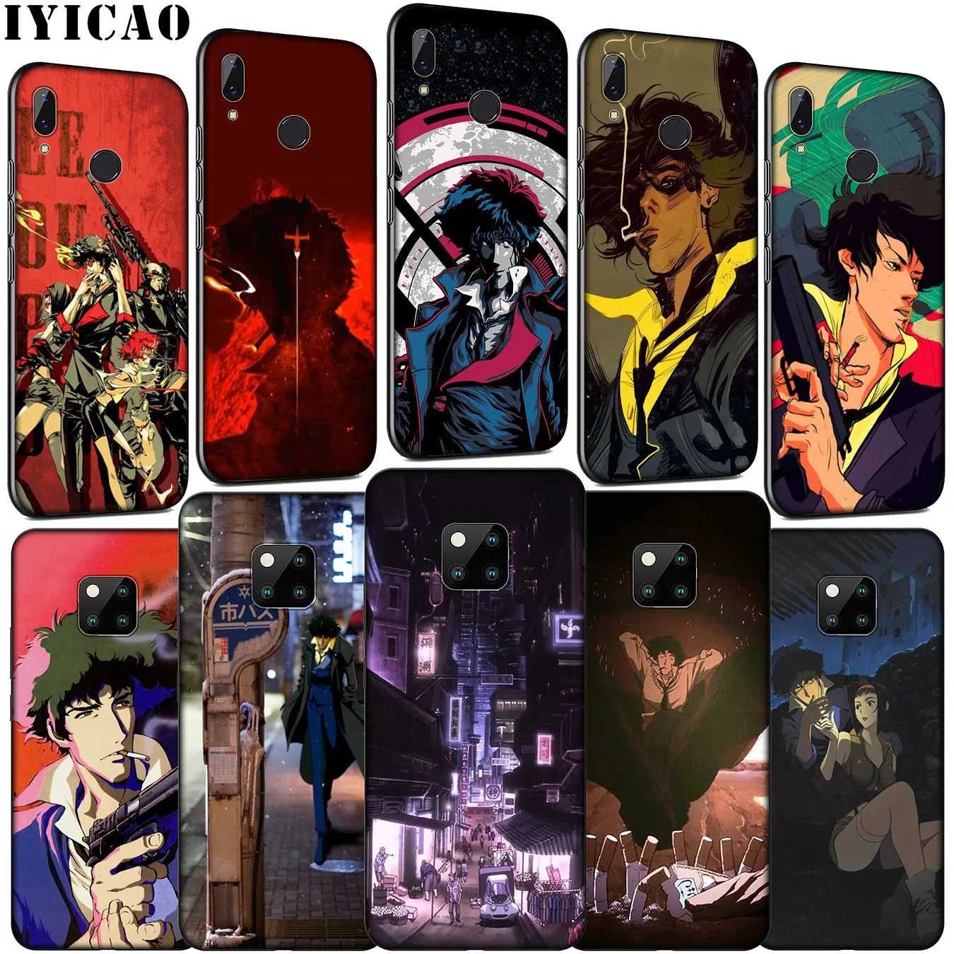 IYICAO Cowboy bebop аниме Мягкий силиконовый чехол для телефона Huawei Mate 30 20 10 Pro Nova 5i 4 3 3i 2i 2