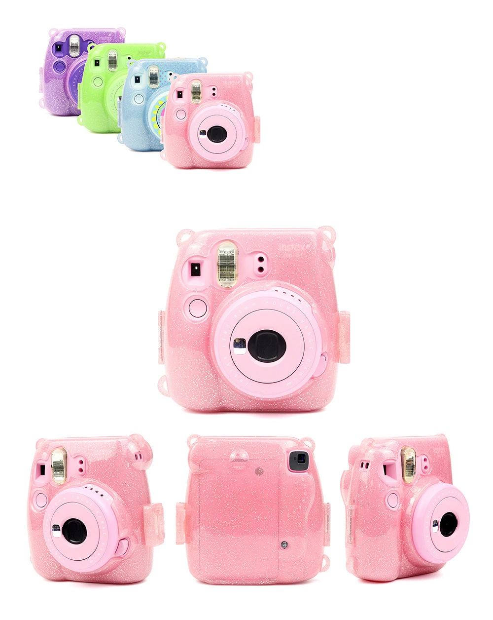 Прозрачный защитный чехол для Fuji Fujifilm Instax camera Instant Mini 9 8 8+ аксессуары