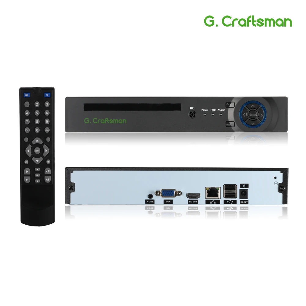 XMeye 16ch 5MP NVR с функцией распознавания лиц H.265 + Onvif сети видео Регистраторы 1 HDD 24/7