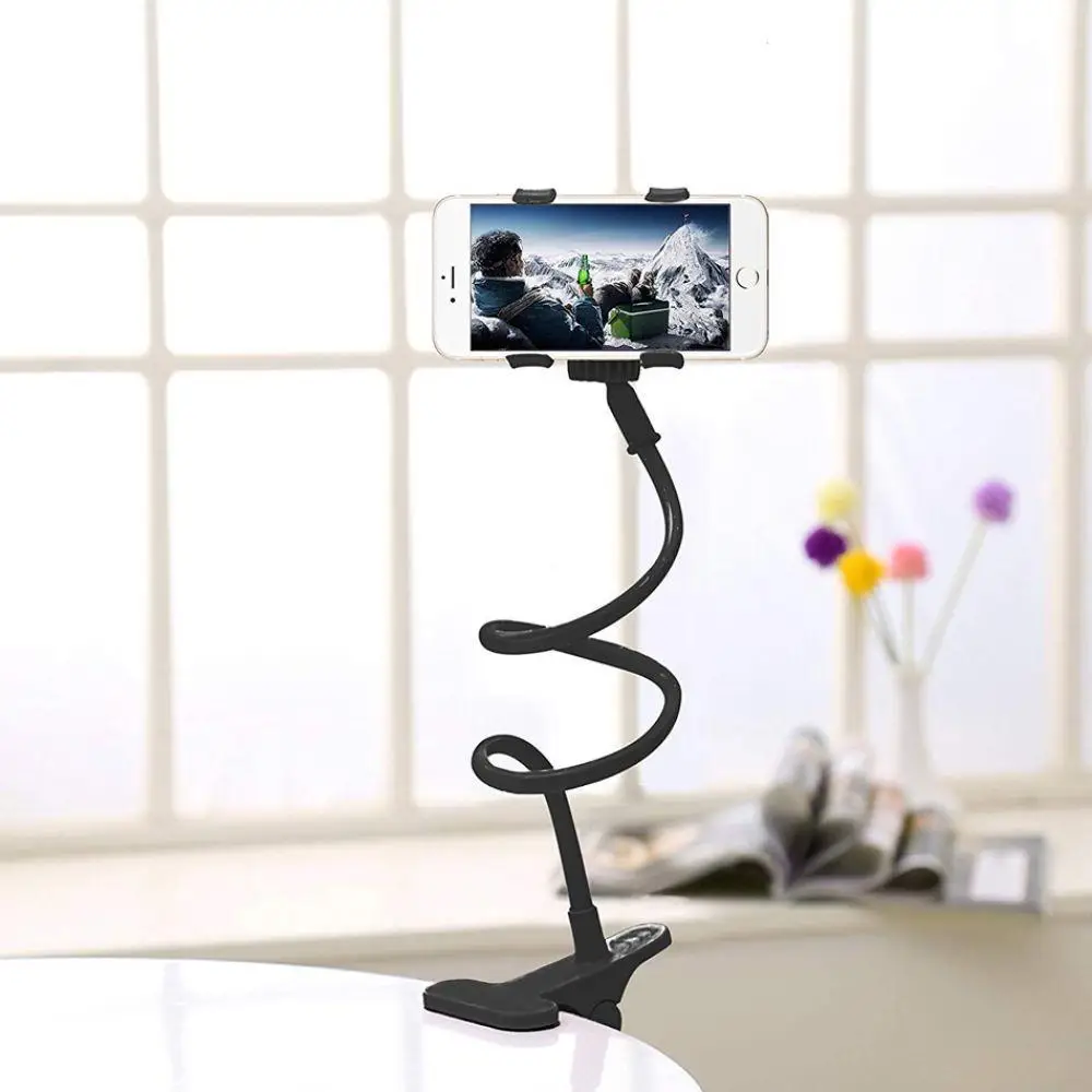 

360 Degree Rotating Mobile Phone Holder Telescopic Flexible Clip Table Desk Lazy Spirit Long Arm Universal Mobile Phone Holder