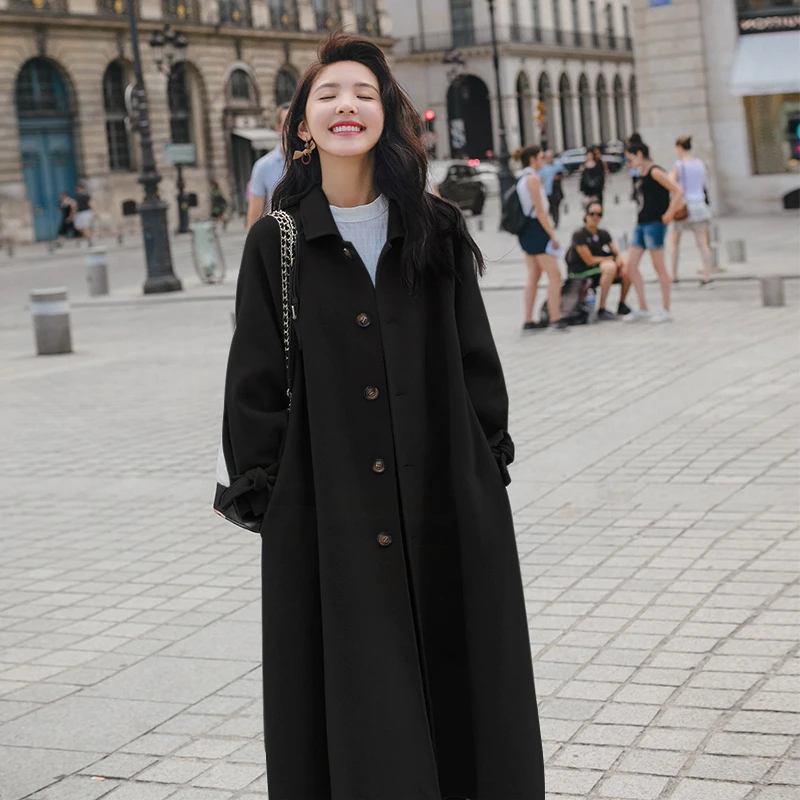 Loose wool coat Clearance
