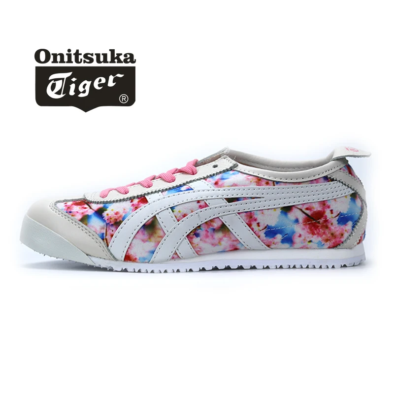 Оригинальные Onitsuka Tiger нейтральные спортивные кроссовки удобные дышащие для отдыха мужская и женская обувь с принтом