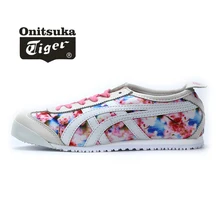 Оригинальные Onitsuka Tiger нейтральные спортивные кроссовки удобные дышащие для отдыха мужская и женская обувь с принтом