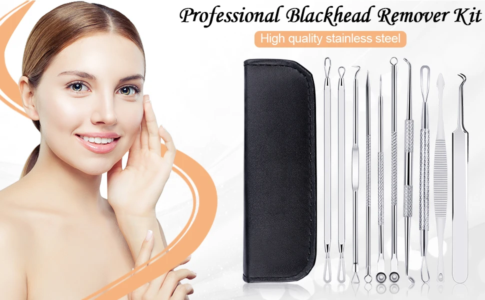 Blackhead Remover Pimple Popper Tool Kit 1