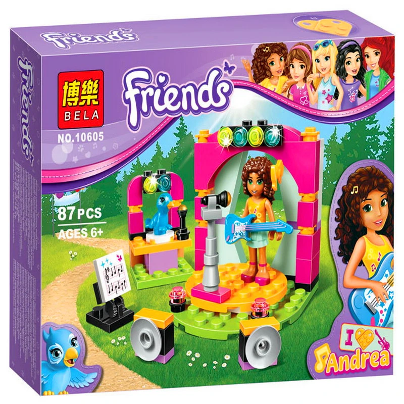 Обувь для девочек друзья Замок принцессы Миа Эмма собака Животные дом автомобиля, строительные блоки, кирпич совместимый дизайн игрушки для детей