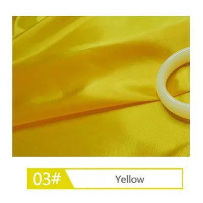03 Super Deal! Silk/cotton Fabric with Pure White Silk Material for Lining Silk Cotton Tissue Light and Soft Satin Fabric - Цвет: 03