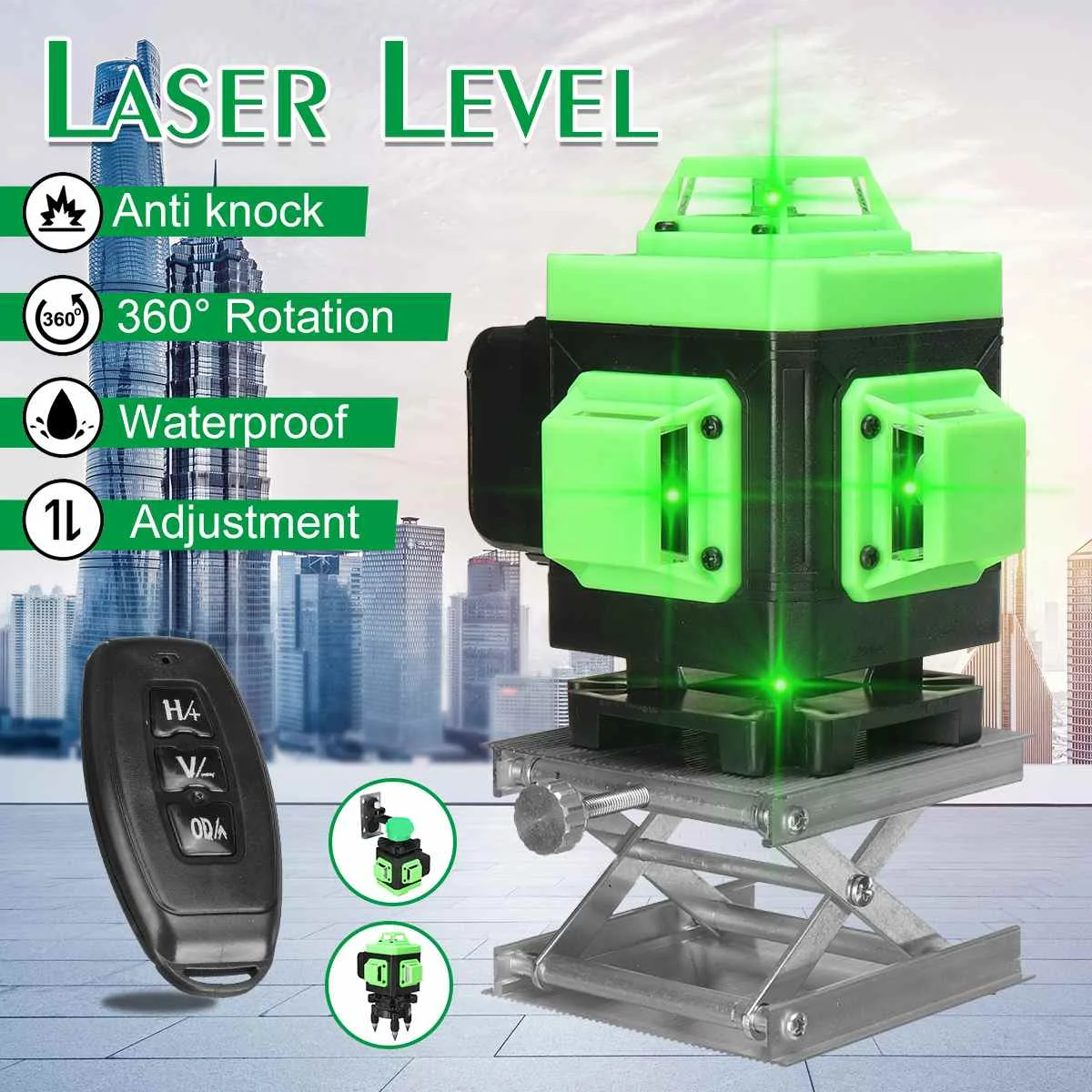 16 Lines 4D Laser Level APP Control Self Leveling 360 Horizontal And