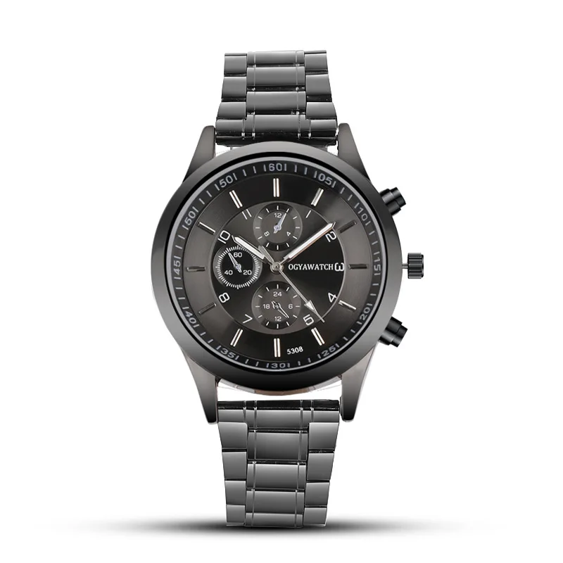 

AliExpress Amazon Hot Selling Creative Three Eye Quartz MEN'S Watch Cool Fashion Alloy Watch Wholesale
