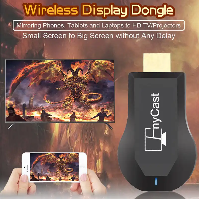 Адаптер для телевизора Miracast MX18, Wi-Fi дисплей, зеркальный приемник, адаптер Chromecast Airplay DLNA, беспроводной HDMI 1080P для IOS и Android
