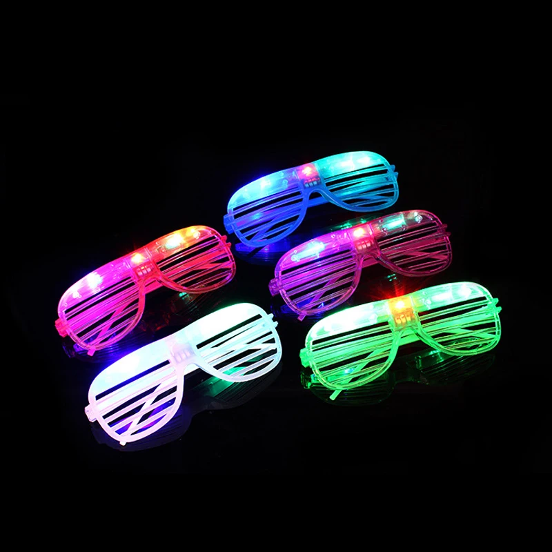 glow glasses Led party rave Led neon light Glasses For Christmas Birthday Halloween Glow Party Decoration Supplies wedding decor (15)