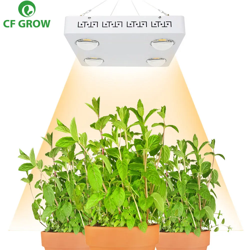 CREE CXB3590 400 Вт Диммируемый COB светодиодный светильник для выращивания полный спектр 48000лм = HPS 600 Вт лампа для выращивания гидро комнатных растений светильник для роста ing