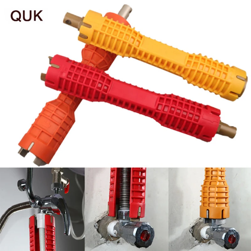 QUK 8in1 многоцелевой инструмент для установки смесителей и гаечных ключей