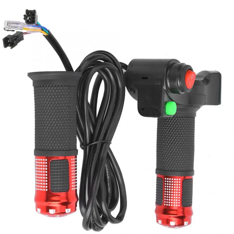 Electric Bike Display Throttle 1 Pair Universal LED Voltage Display for 12-99V Ebike Scooter Bike