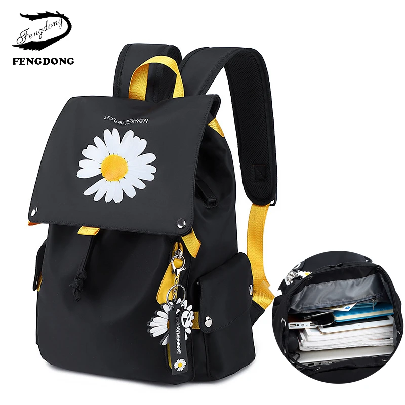 Mochila moda flores mujer, mochila impermeable para estudiantes, mochilas escolares grandes para adolescentes| | - AliExpress