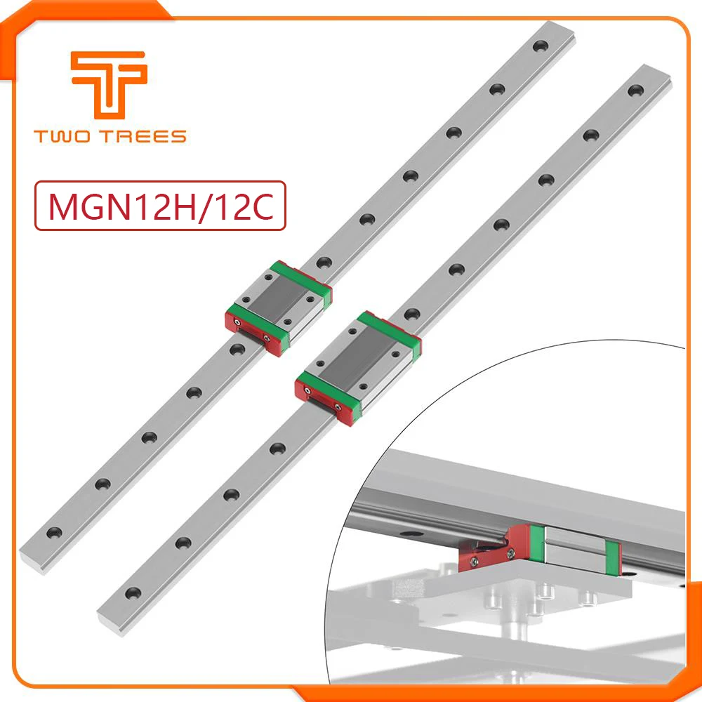 3D-принтеры линейные направляющие Core xy MGN12 100 150 200 250 300 350 400 450 500 550 600 мм линейные рельсы+ MGN12C или MGN12H каретки