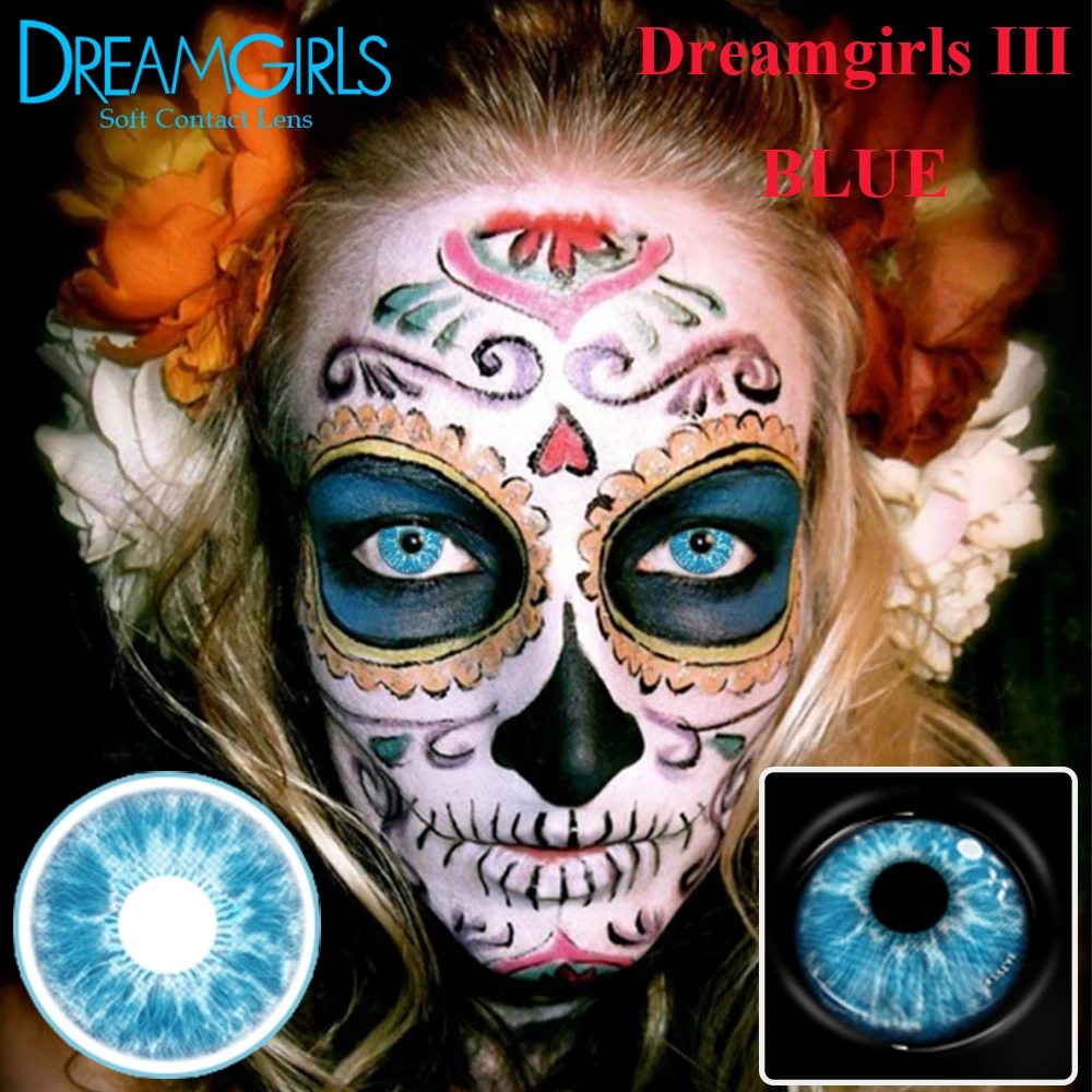 

Dreamgirls Halloween Contact Lenses For Eyes Anime Cosplay Colored Lenses Cosmic Multicolored Lenses Contact Lens Beauty Makeup