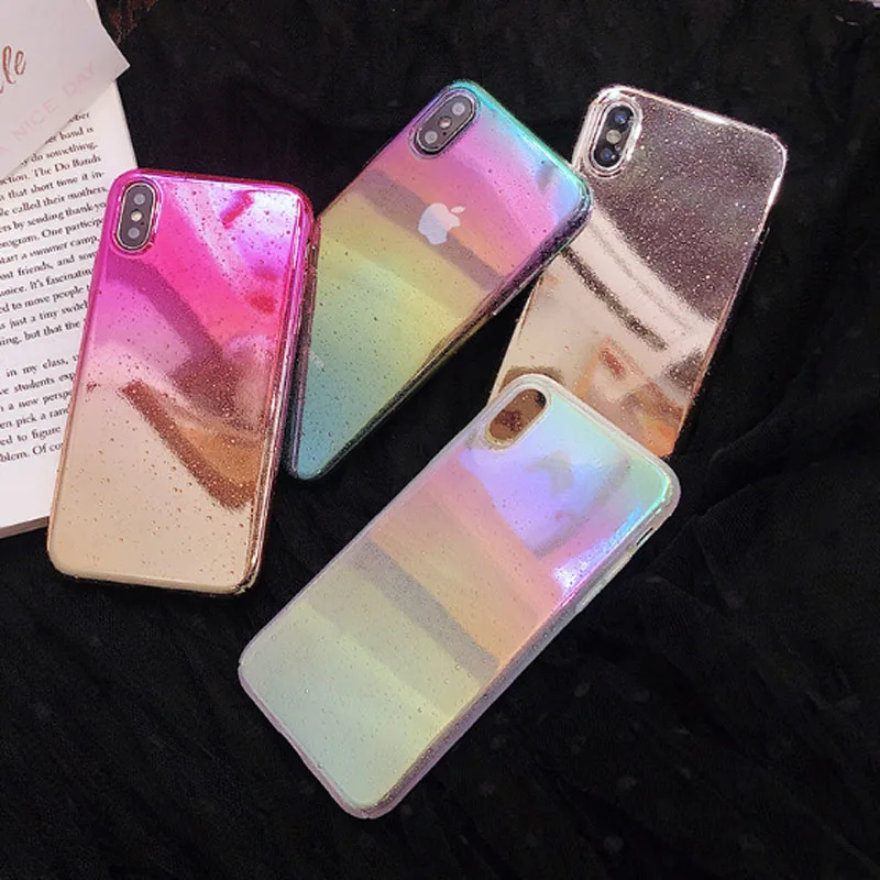 Подходит для iphone6 6s 7 8 p x xs xr max Чехол для мобильного телефона стерео капли воды Красочный прозрачный чехол для мобильного телефона