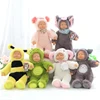 Bee Cute Baby Doll Kawaii pig Doll Plush Sheep Pink Pig Toy Stuffed Animal Doll Children Toys High Quality Drop Ship ► Photo 1/6
