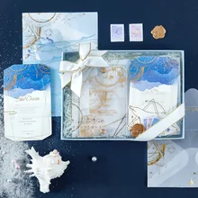 1 Набор/1 лот Коллекционная открытка Подарочная коробка поздравительные открытки день рождения письмо деловая подарочная карта набор открытка