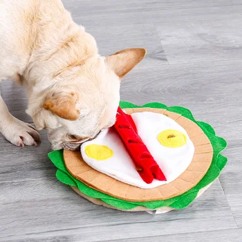 

Traing Dog Toys Pizza Shape Snifffing Pet Interactive Toy For Puppy Cats Pets Supplies