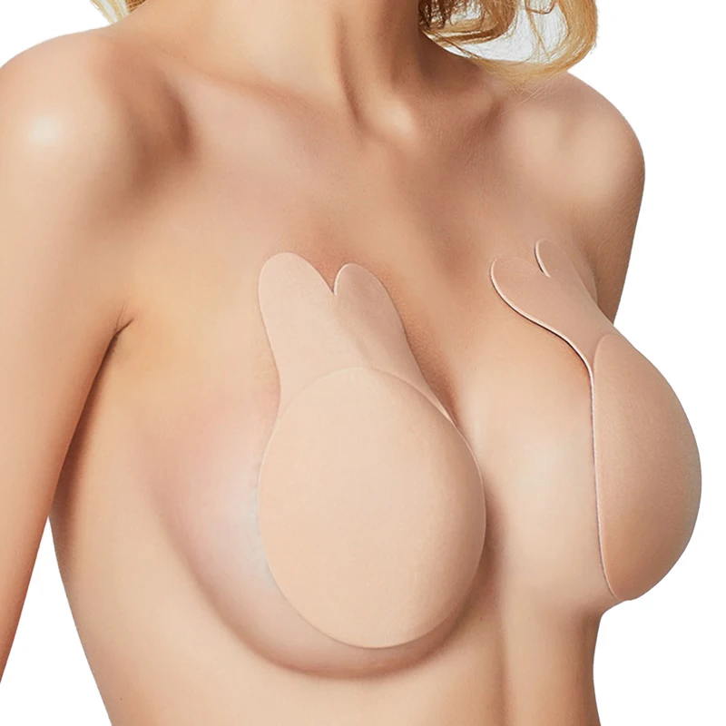 1 пара женских невидимых дышащих бюстгальтеров для лифтинга груди, силиконовые наклейки на соски, приподнимающие грудь, силиконовые латексные наклейки