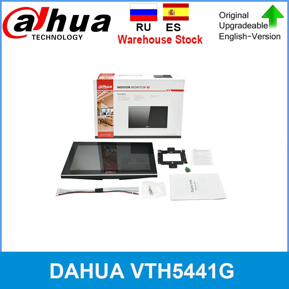 Dahua-intercomunicador de vídeo Original VTH5441G Digital VTH, pantalla táctil TFT de 10 ", grabación y instantánea, alarma IPC, reemplazo de VTH1660CH