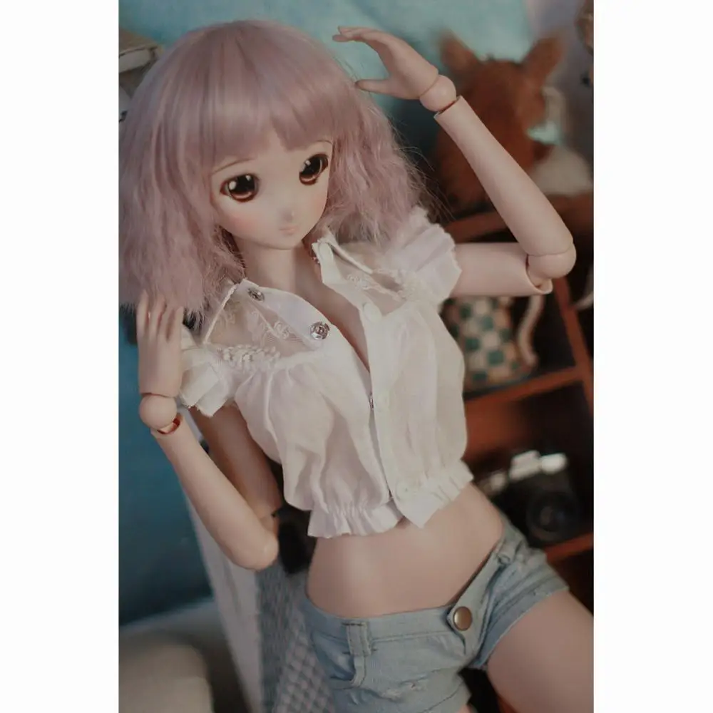 Одежда для кукол Bybrana Msd Dz Bjd Sd Dd Dddy пальто девочек с коротким рукавом + шорты|Куклы|
