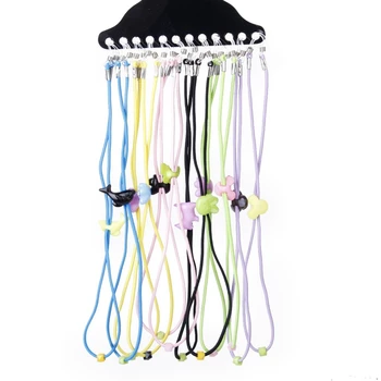 

12pcs Children Kids Eyeglass/Spectacles/Eyewear Neck Cord String Holder---Ran Color