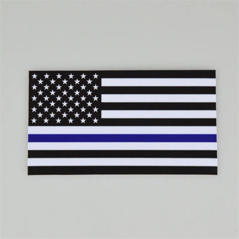 

1PC PVC Material US American National Flag Logo For Car Trunk Exterior Decoration Emblem Sticker Decal