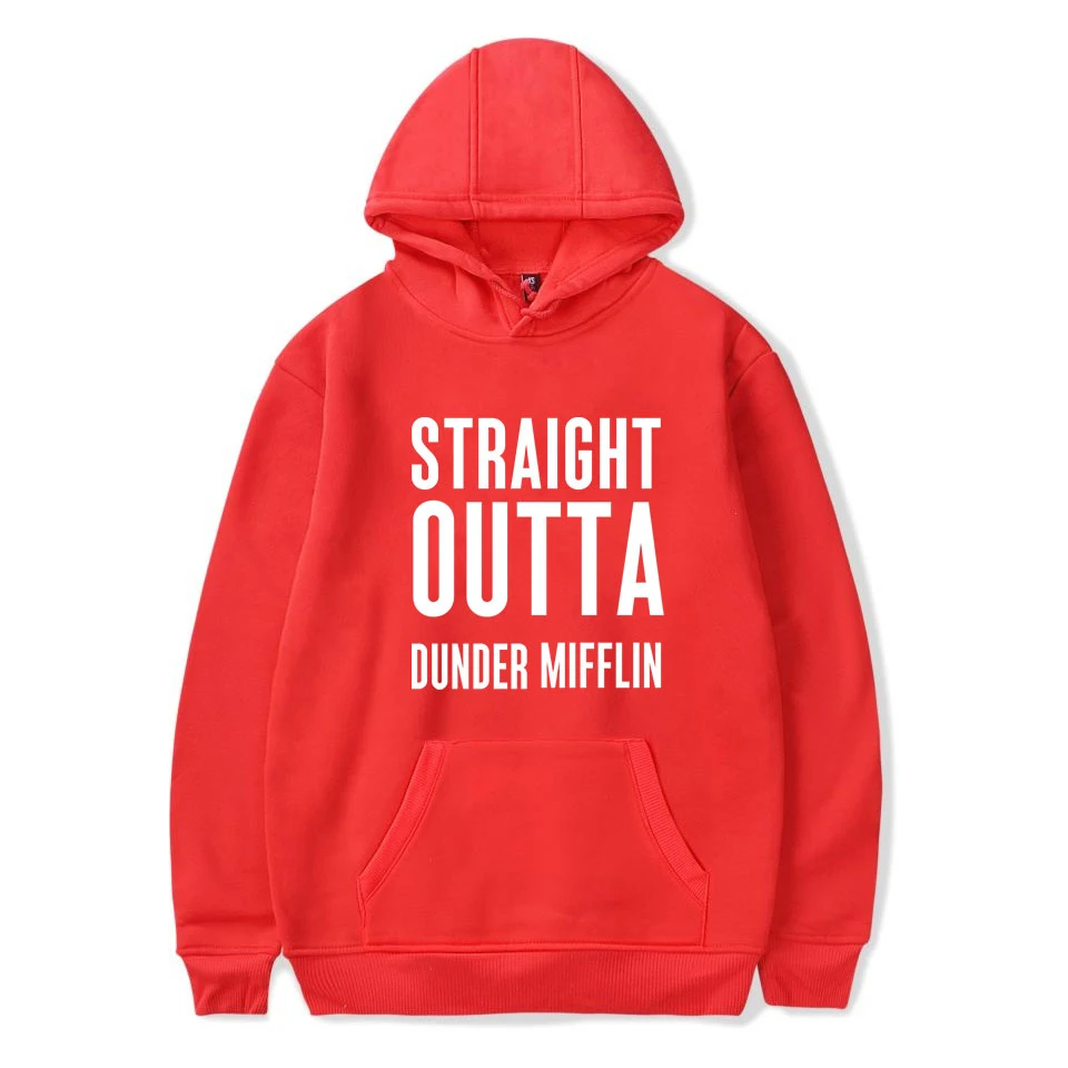 New  Printing Fashion  Fashion Hoodies dunder mifflin Coat Hooded Men Brand Hoodies Sweatshirts