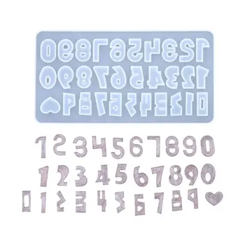 

0-9 Number Shaped Moulds Heat-resistant Cake Decorating Molds Tools Chocolate Moulds Baking Tool