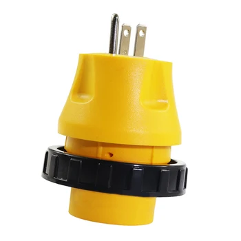 

RV Electrical Adapter 15 AMP 5-15P Male to Generator 30A L5-30R Female