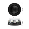 AIYIMA 1 inch 4 ohm/8ohm 3W Mini Speaker 28mm Full Range Midrange Bass PU Side Bluetooth Ultra-Thin Round Neodymium Speakers 2PC 6
