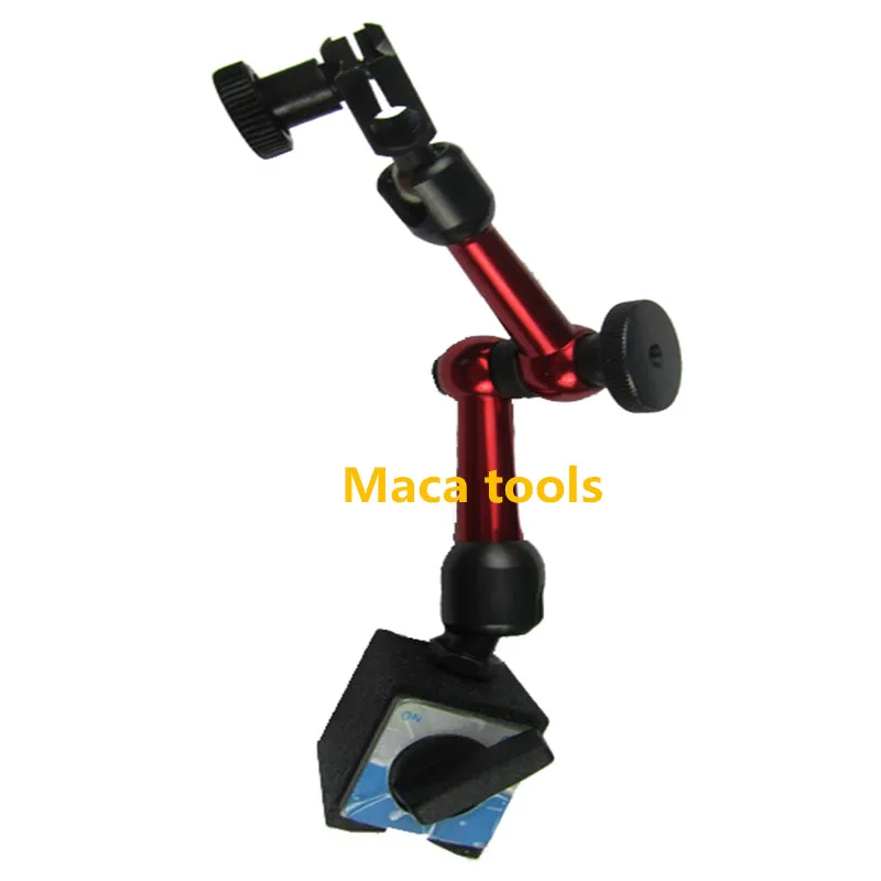 Lever-Dial-Indicator-0-0-8mm-Shockproof-With-Mini-Universal-Flexible-Magnetic-Base-Dial-Test-Gauge