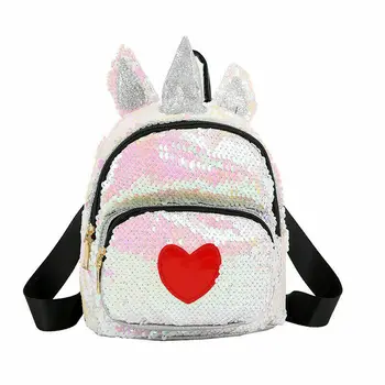 

Shining Rainbow Unicorn Kids School Bags For Girls Soft Plush Kids Bag Kindergarten Toddler Children School Backpack Boys Girls