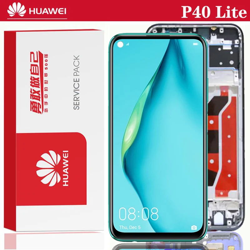 Оригинальный сенсорный ЖК дисплей 6 4 дюйма для HUAWEI P40 Lite Nova 6SE экран 10 дюймов Huawei