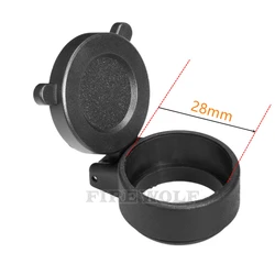 Enhanced Rifle Scope Protective Lens Cover - Quick Flip Spring-Loaded Cap (28mm)