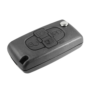 

IperChiavi IPEU19 remote key Shell 4 buttons with blade VA2 battery case without Transponder chip for Peugeot 207 107 106