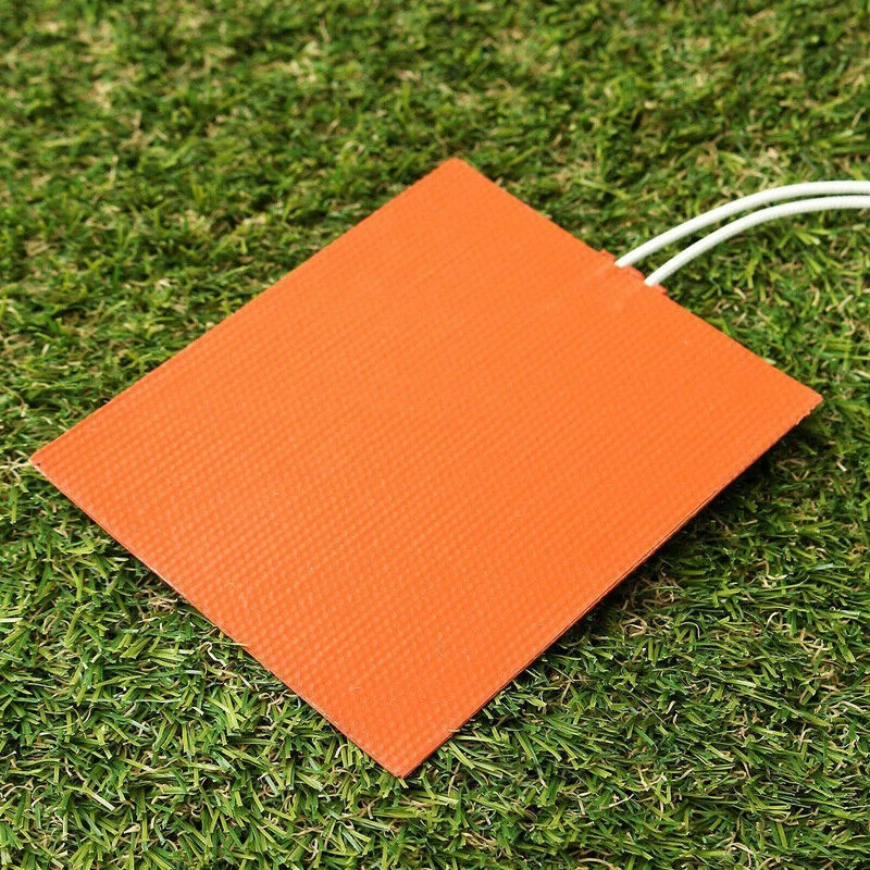 1*Heating Pad 12V 12W Silicone Heater Pad For Printer Heated Bed Heating Mat 100*120mm Practical